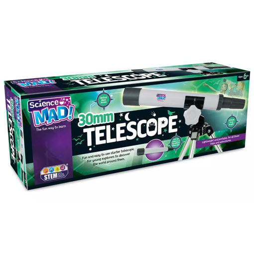Picture of SCIENCE MAD 30MM TELESCOPE